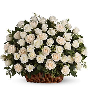 Bountiful Rose Basket from Richardson's Flowers in Medford, NJ